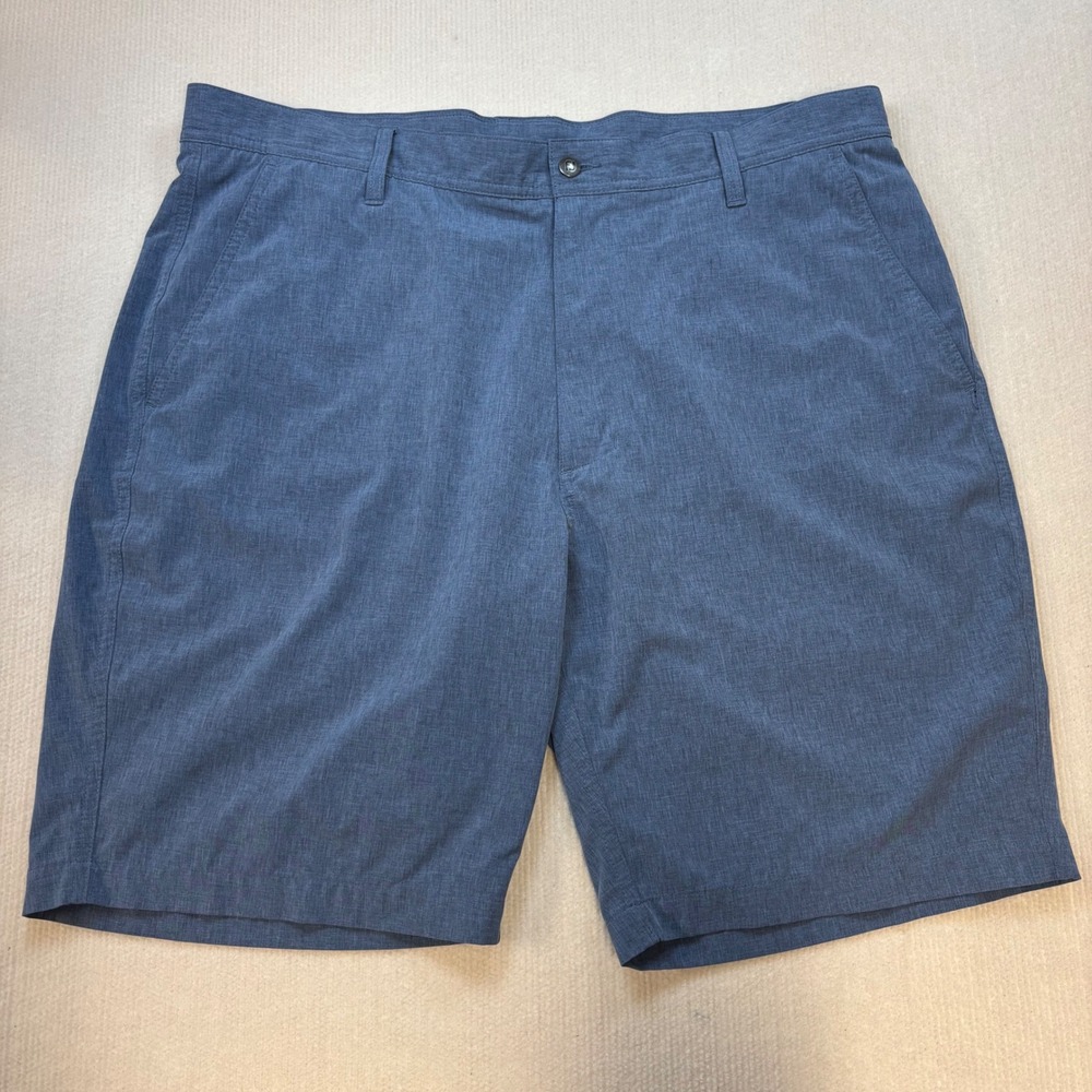 FootJoy‎ Mens Blue Heathered Performance Golf Shorts W38 Stretch Lightweight
